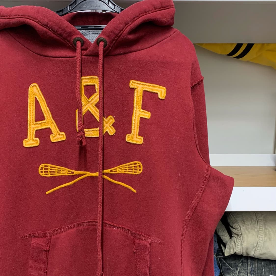 [M] 아베크롬비 A&F 와플후드 후디 상품이미지1