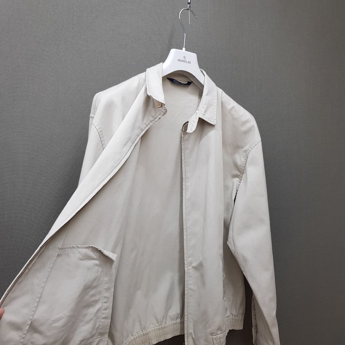 폴로 랄프로렌 카라넥 코튼 집업 자켓 L사이즈 상품이미지5