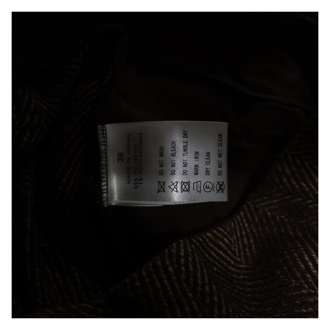 [38]SALTJAPAN 커머밴드 헤링본 자카드 하이웨스트 벨트 팬츠 상품이미지9