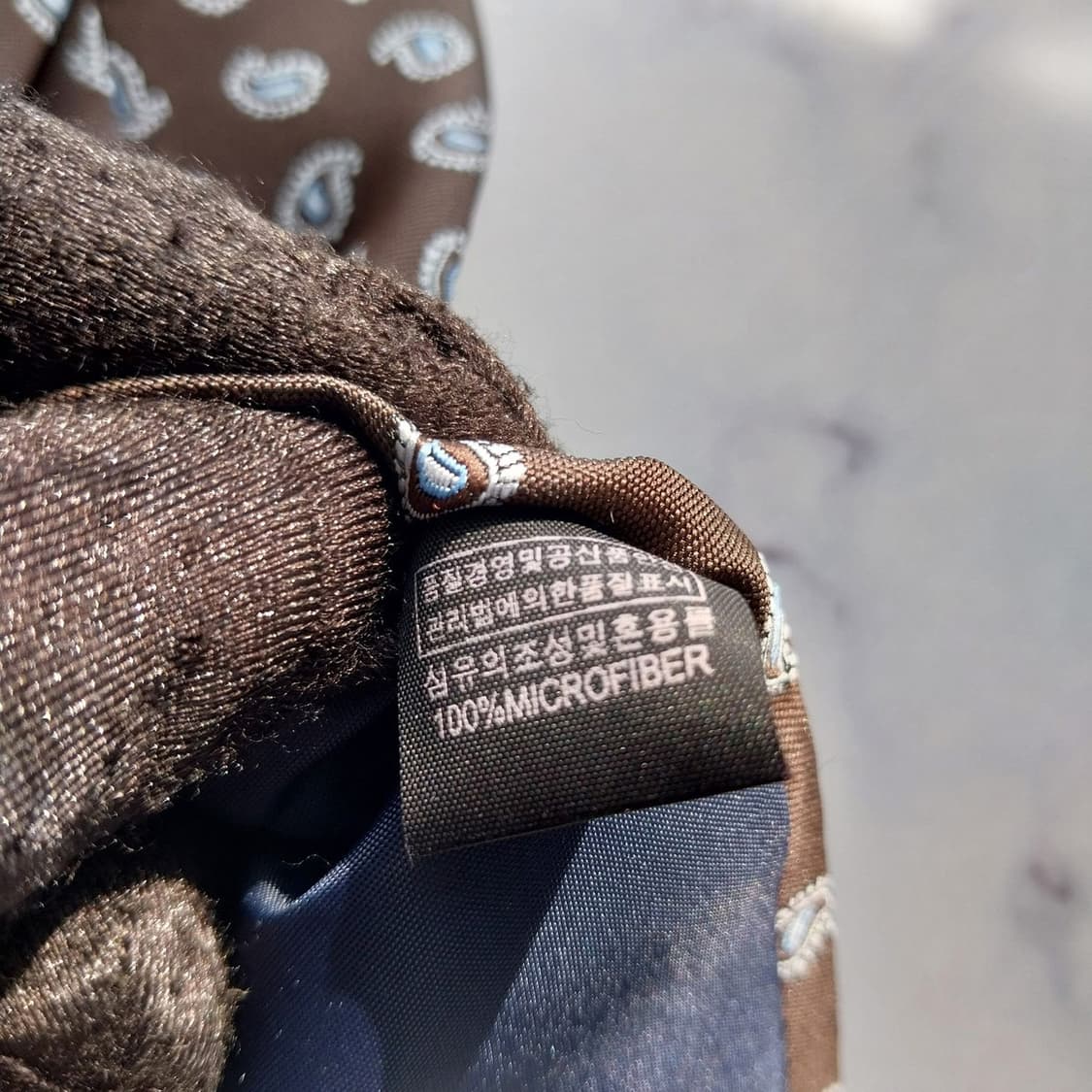 란체티 넥타이 브라운 페이즐리 자수 패턴 8.8cm 새제품 K2378
 상품이미지10