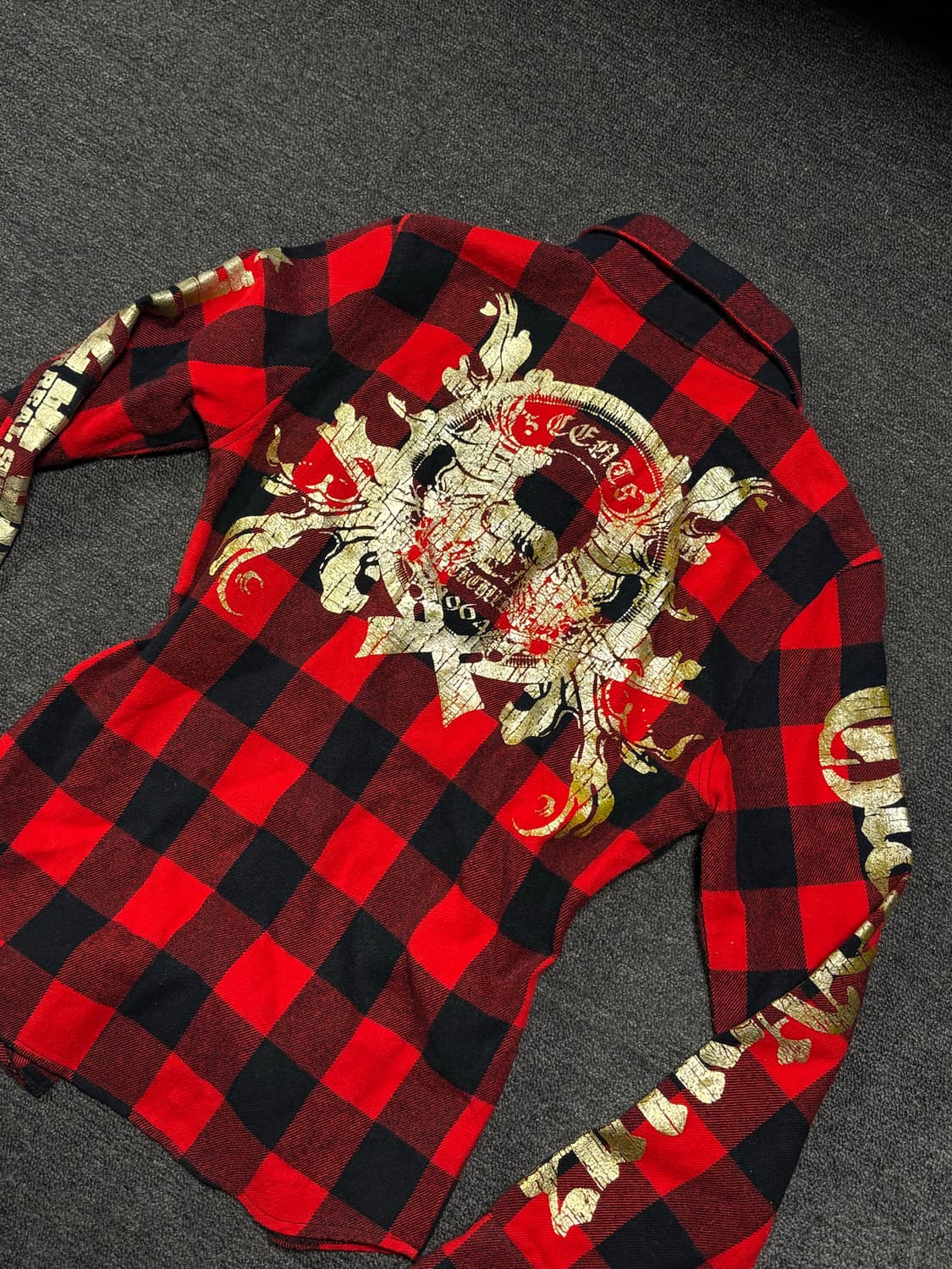Y2K &Rock Punk Plannel shirt 상품이미지6
