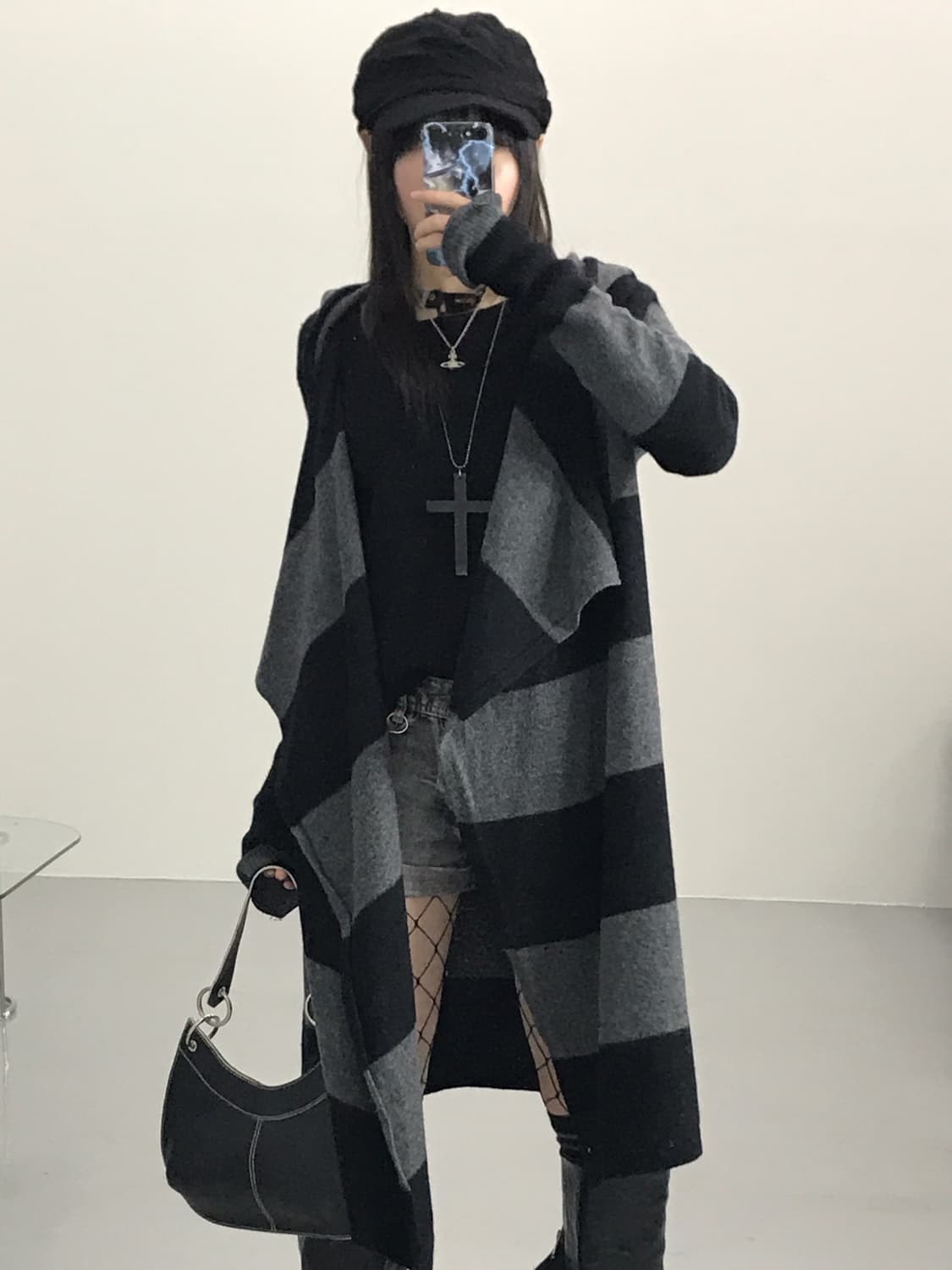 Jpn Wool Striped Long Cardigans 상품이미지3