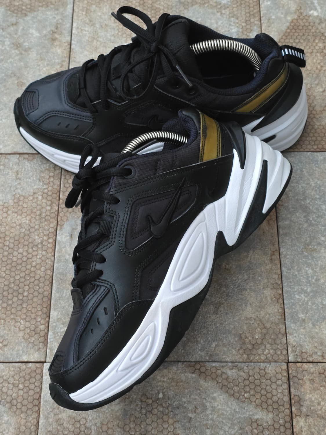 (235)나이키 m2k 테크노 블랙 오일 그레이 상품이미지6