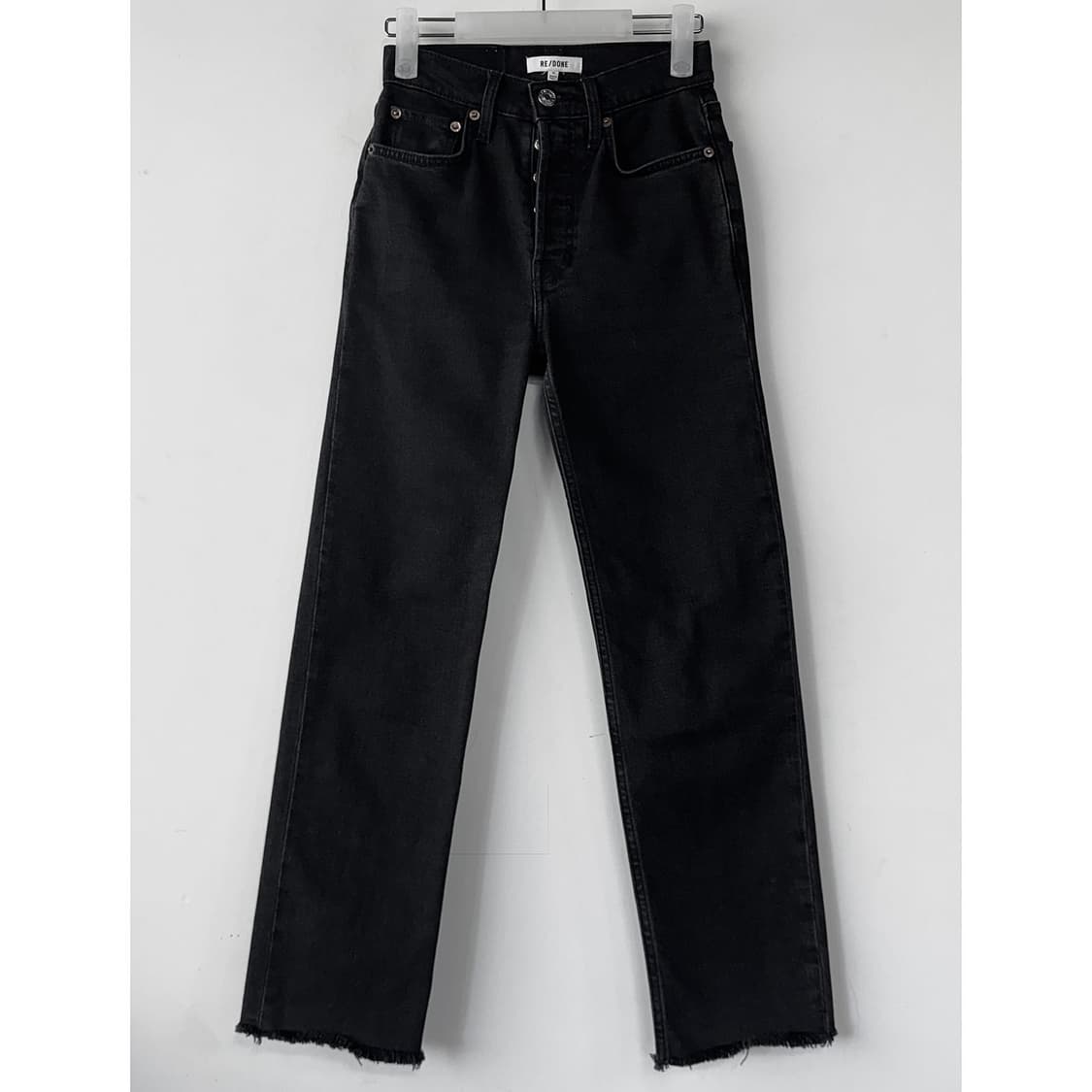 리던 스토브파이프 블랙 진(24) 상품이미지2