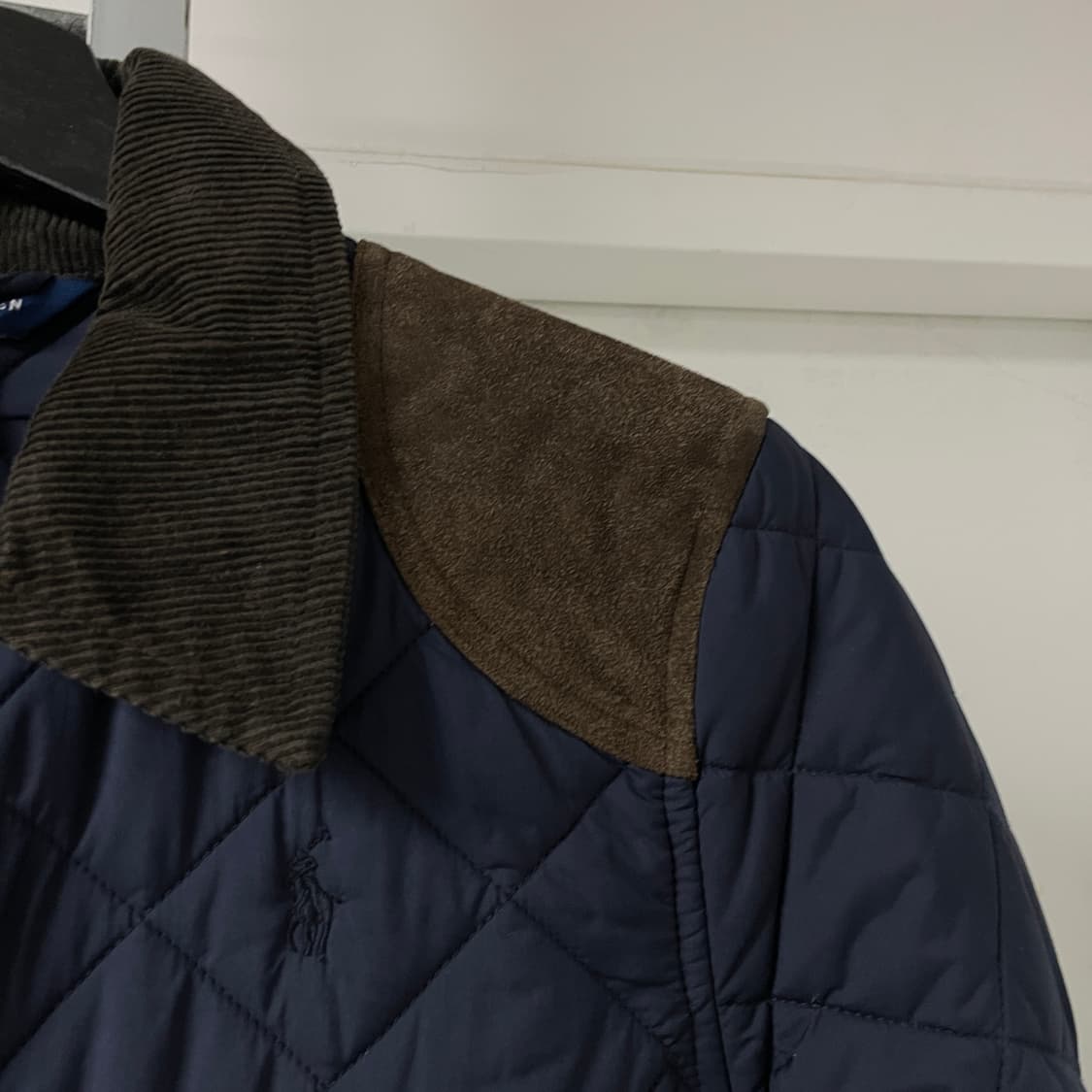 폴로 랄프로렌 네이비 롱 퀄팅 자켓 L12-14(W) 상품이미지4