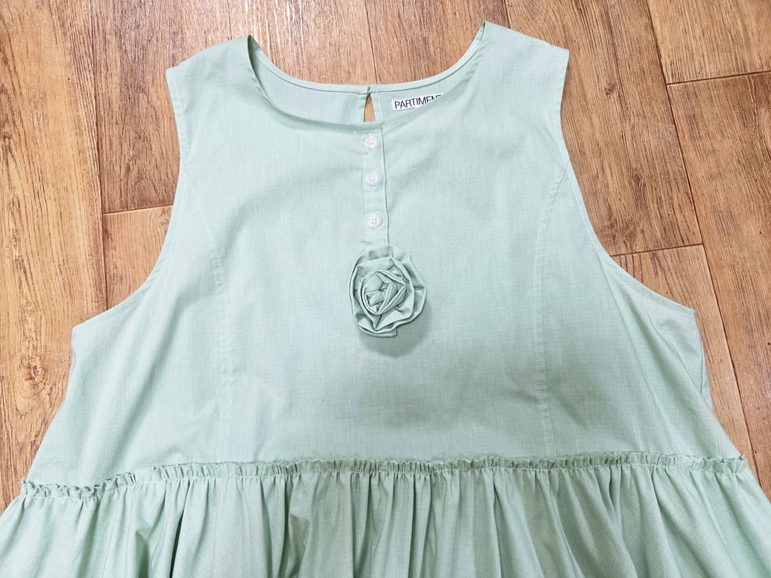 파르티멘토(PARTIMENTO) 플로럴 티어드원피스 프리사이즈 새상품  상품이미지5