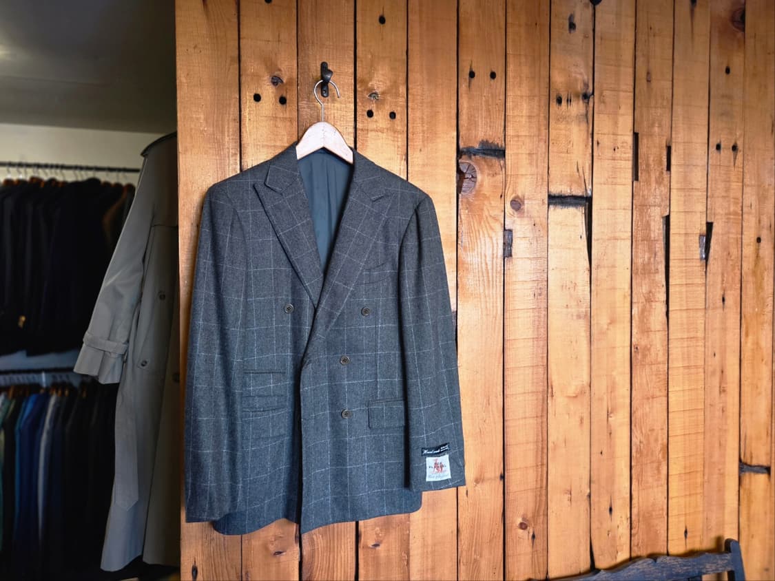 빔스 에프 폭스플란넬 더블브레스티드자켓  상품이미지7