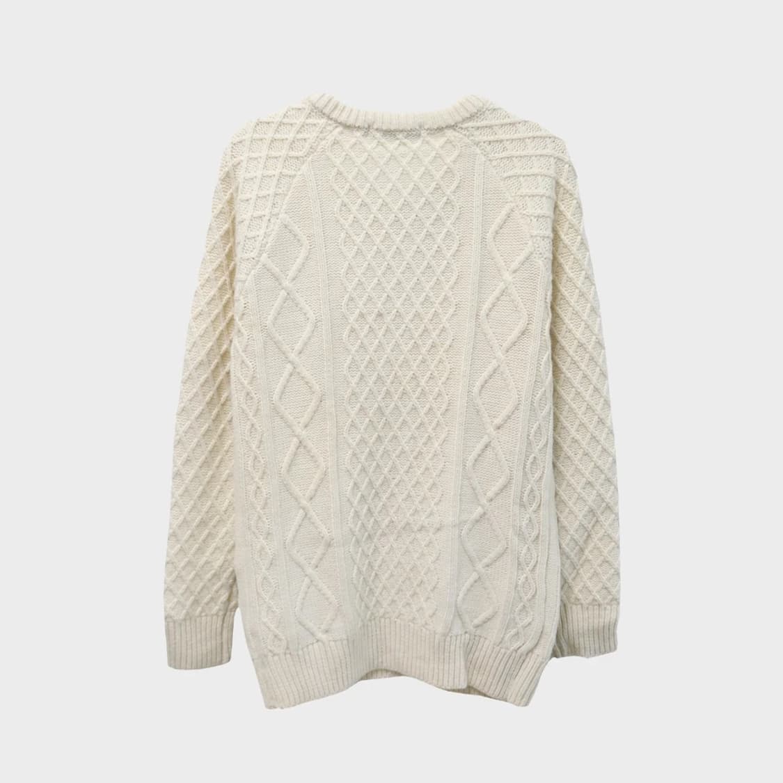 SEVENDAYS SUNDAY 울 혼방 케이블 니트 가디건 63186 상품이미지2