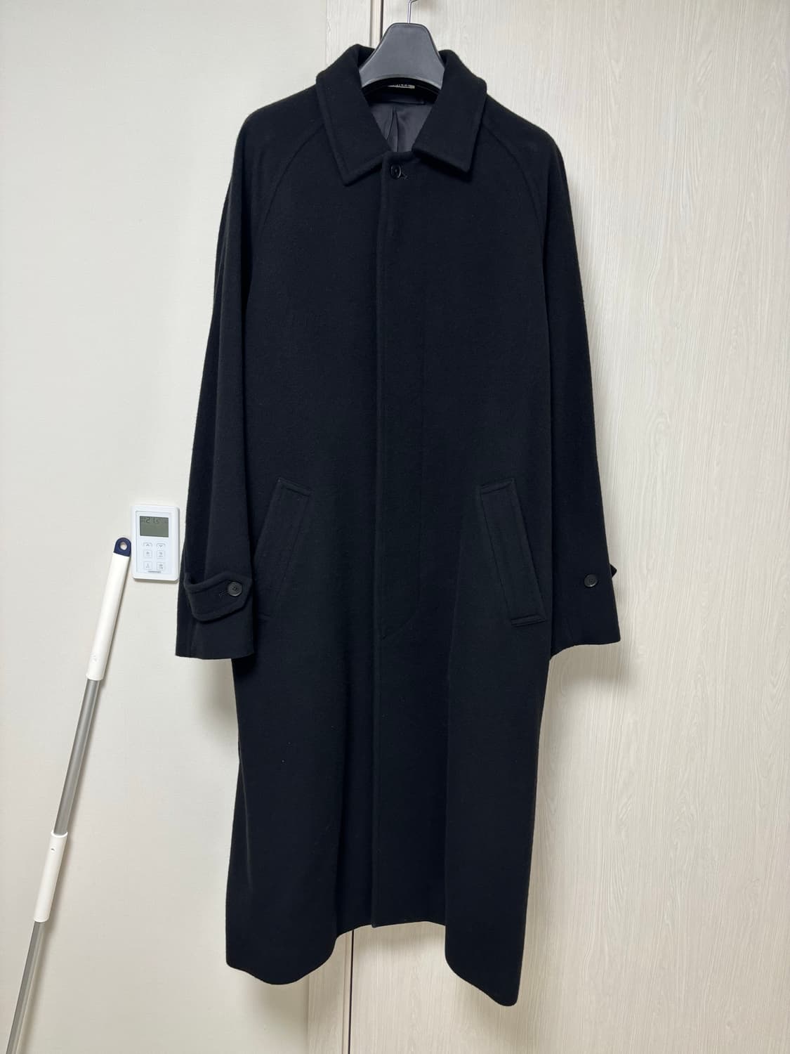 오라리 캐시미어 울 모저 수티엥 코트 블랙(5size, 23AW) 상품이미지2