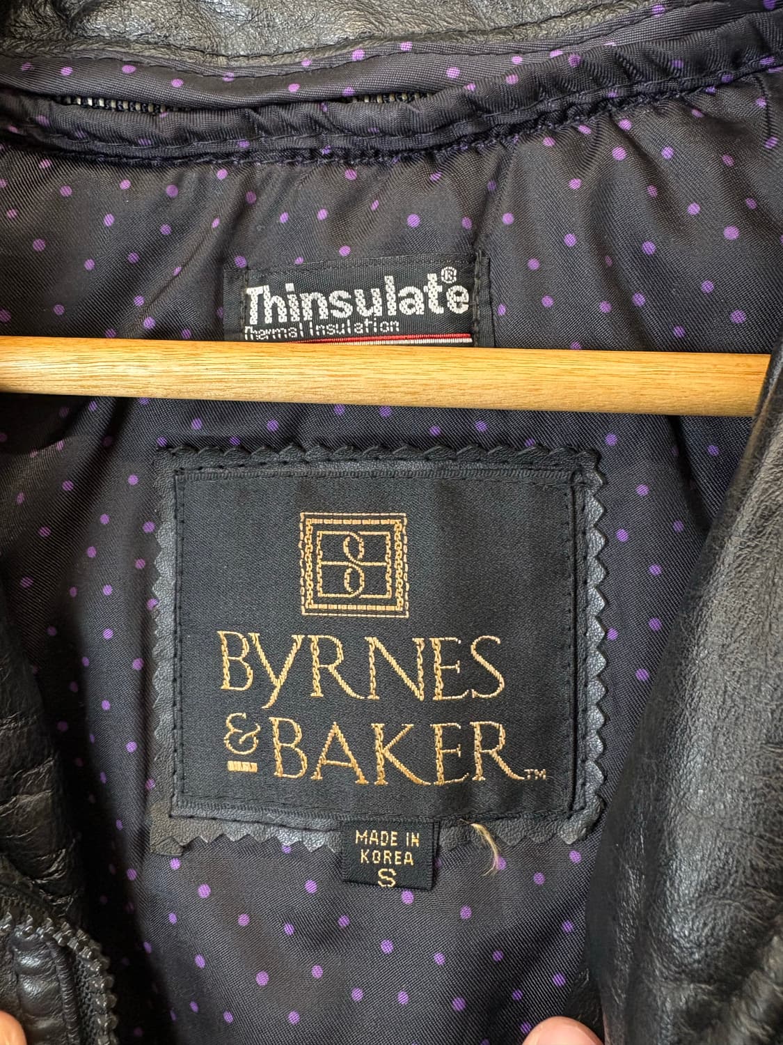 빈티지 리얼레더 신슐레이트 봄버 자켓 상품이미지4