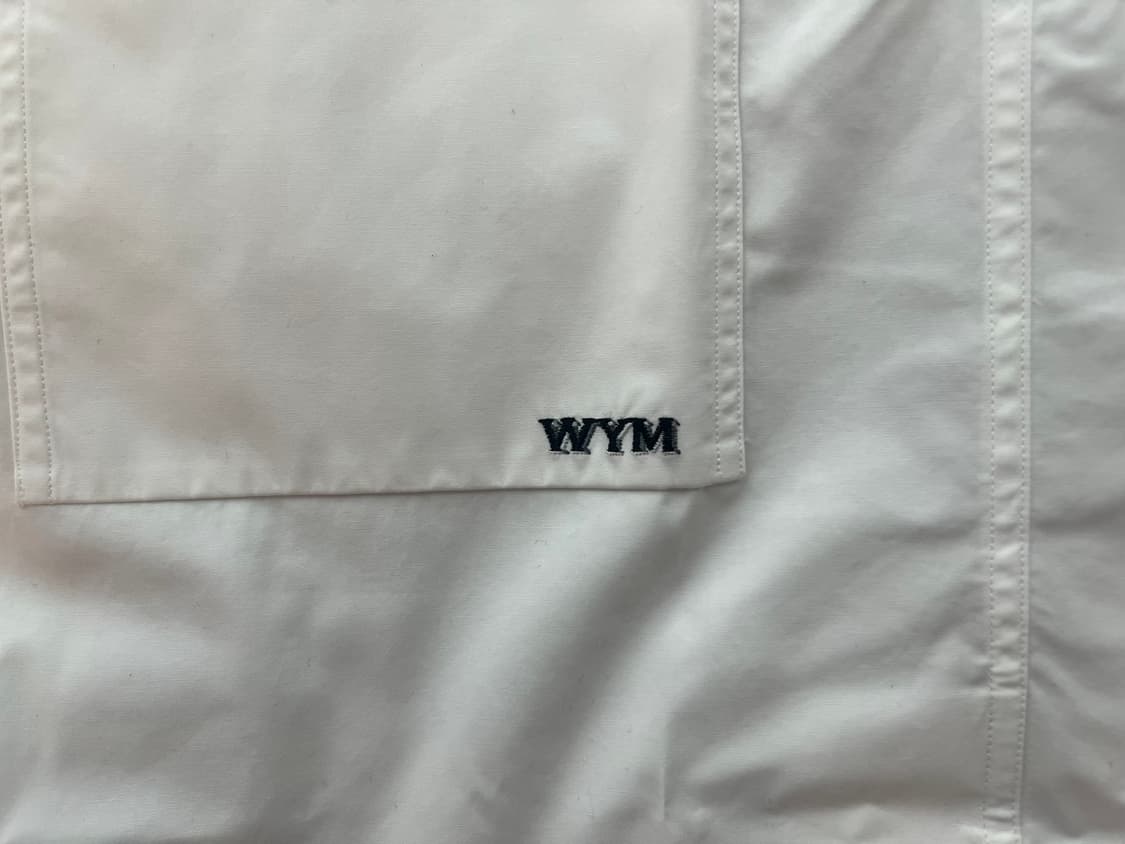 [상태좋음] 우영미 백로고 숏슬리브 셔츠 48(100) 상품이미지6