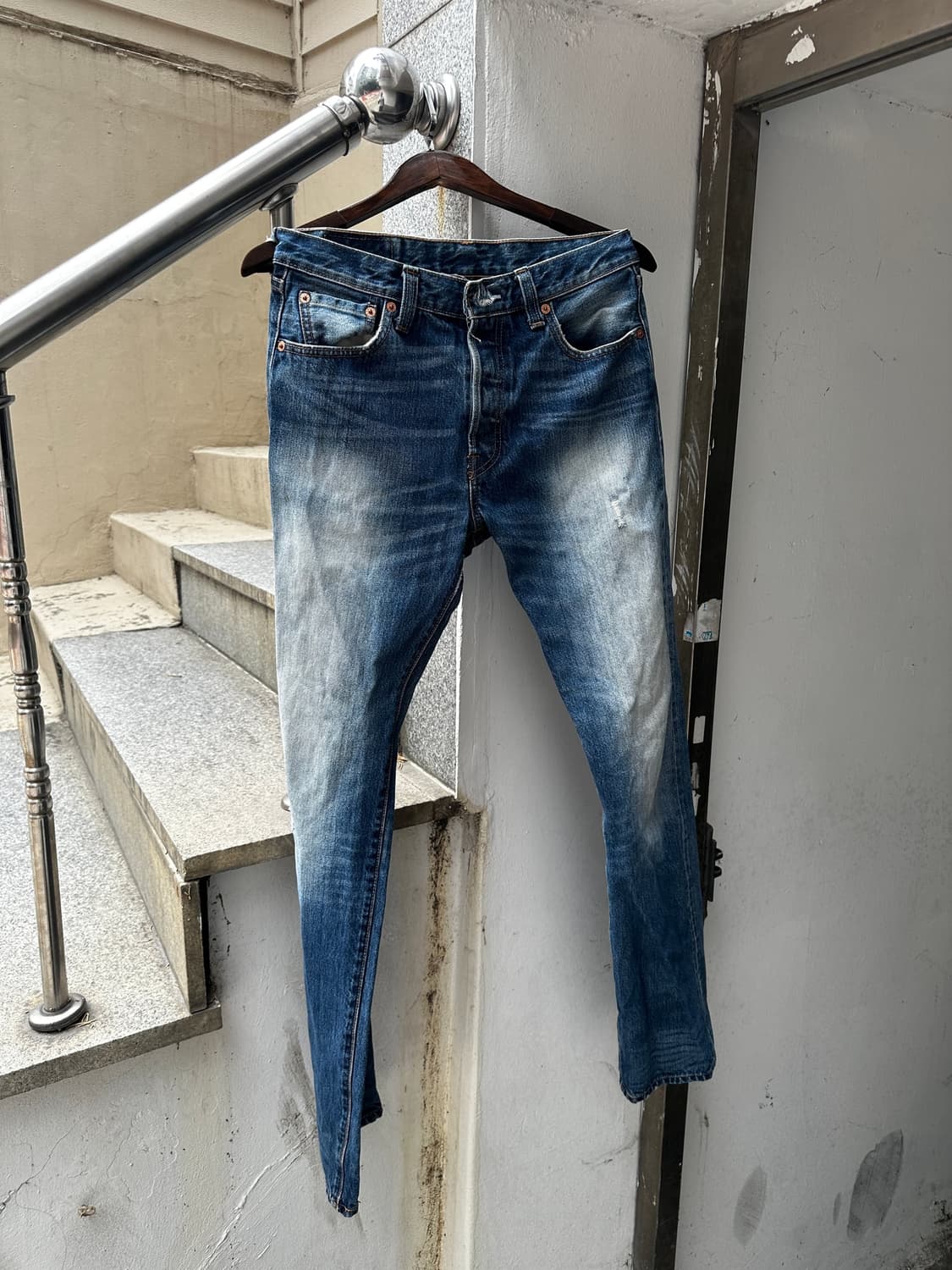 Levi’s 501 워싱 데님 팬츠 w31 상품이미지1