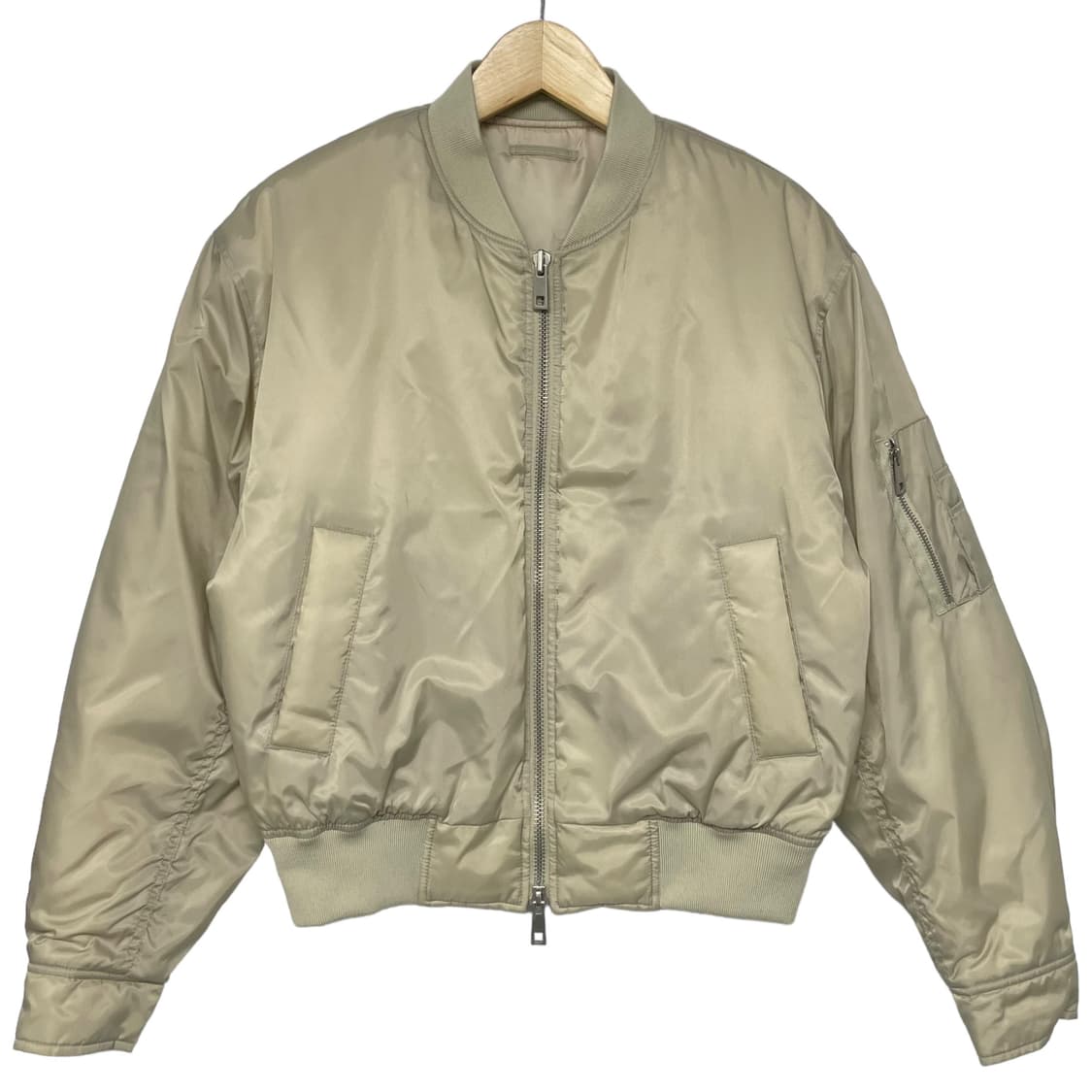 쿠어 Coor 나일론 봄버 자켓 베이지 상품이미지2