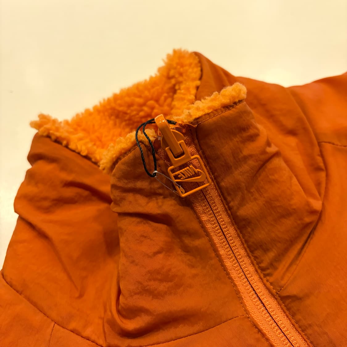 [L] 나이키 리버시블 빅스우시 핫커리 오렌지 뽀글이 후리스 C489 상품이미지6