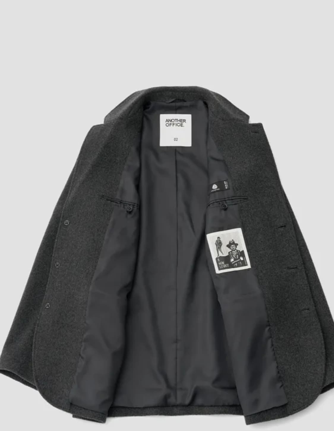 어나더오피스 scape 헤더차콜 자켓 상품이미지4