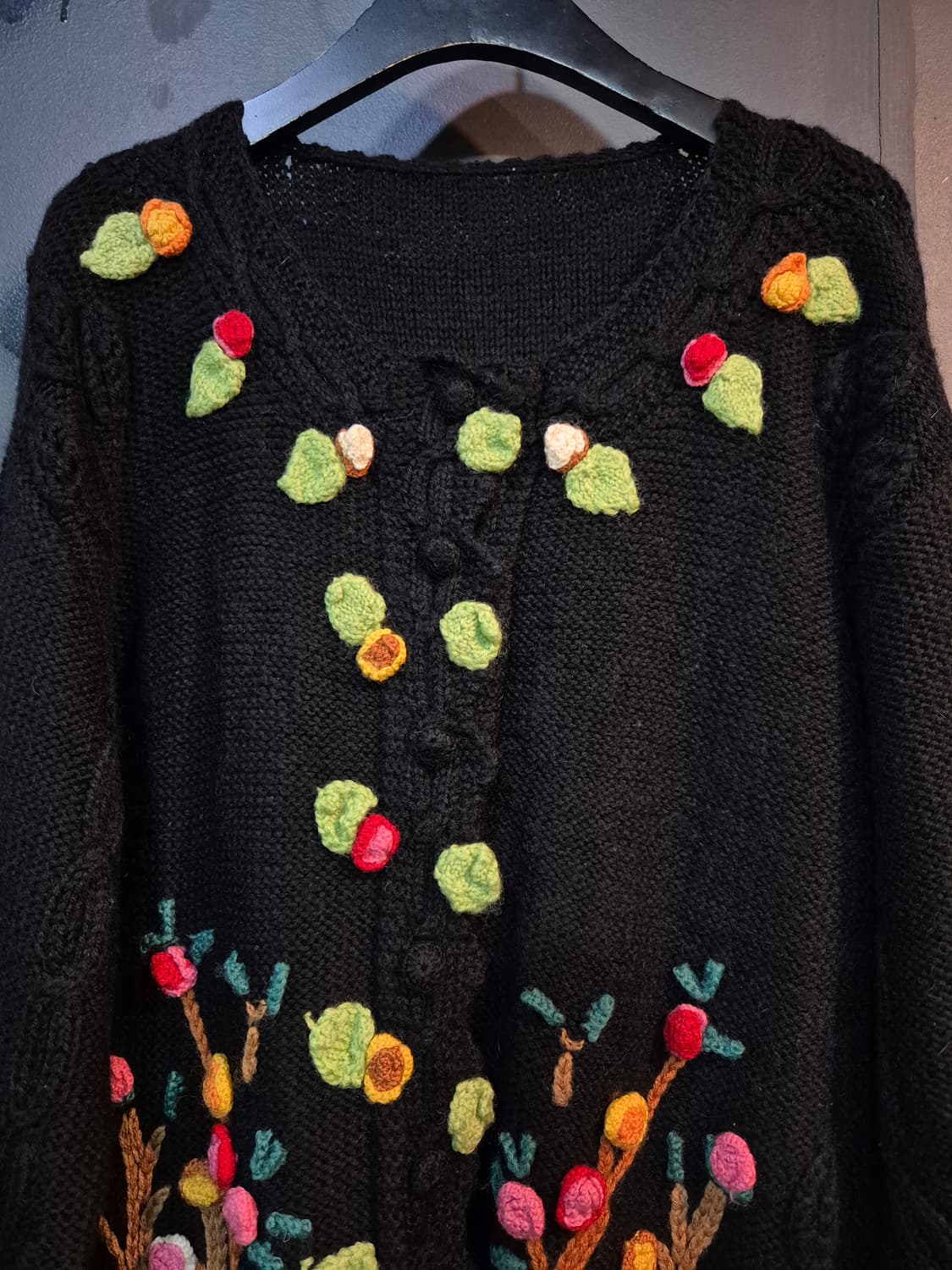 자수 가디건 77 88 상품이미지3