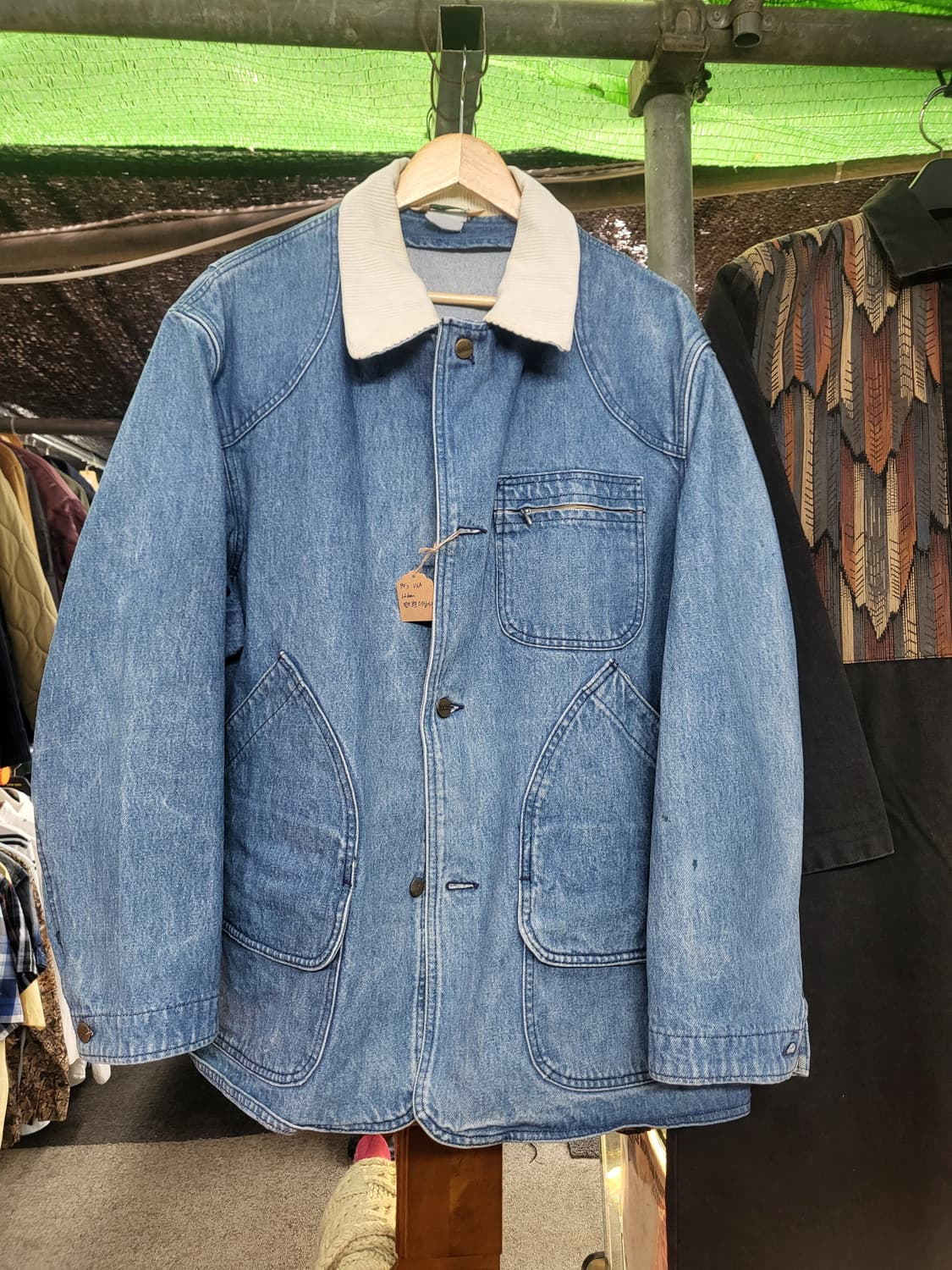 엘엘빈 usa 90s 필드 코트 청자켓 상품이미지1