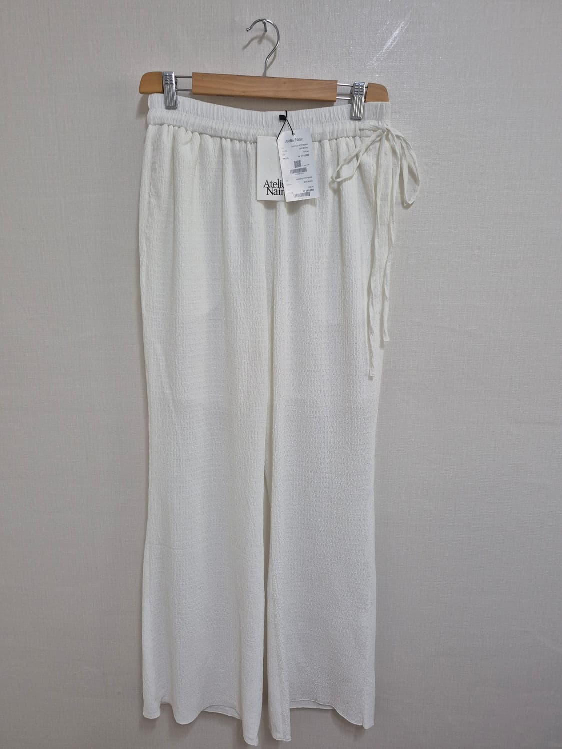 아틀리에나인 SIDE STRING BANDING BOOTCUT PANTS 상품이미지3