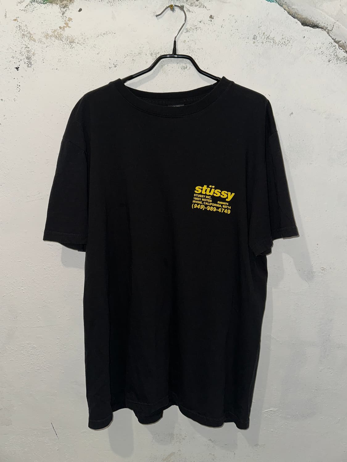 스투시 서퍼 프린팅 반팔 블랙 M 상품이미지3