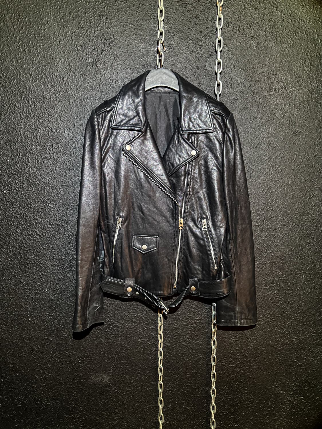 Black Sheep Leather Rider Jacket 상품이미지1