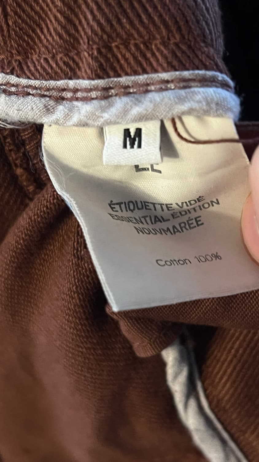[M] 누마레 ee 워크팬츠 카펜터 팬츠 브라운 상품이미지6