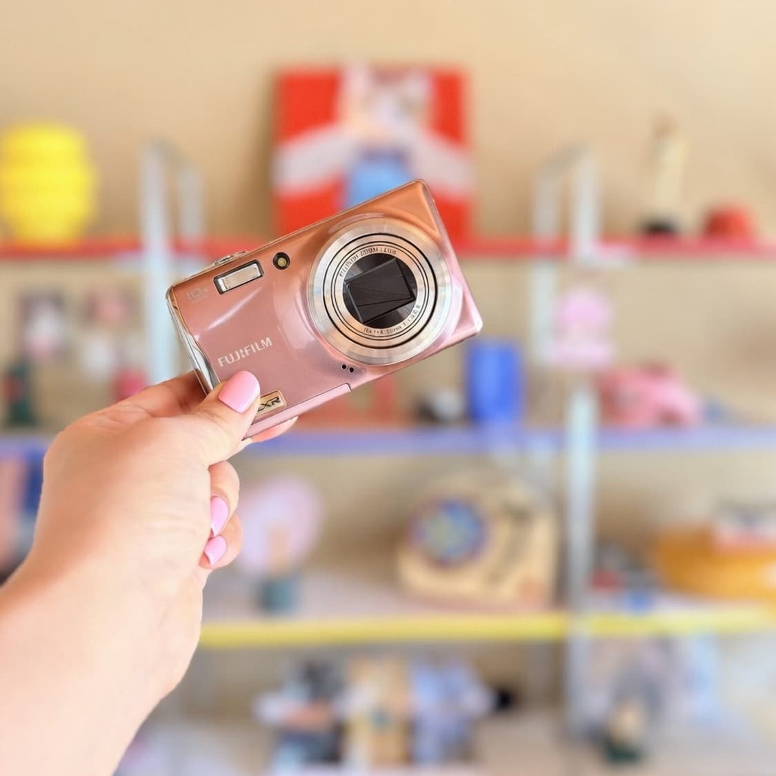 🎀아일릿/소하픽 미품🎀후지 파인픽스 f70exr 핑크 빈티지디카 상품이미지3