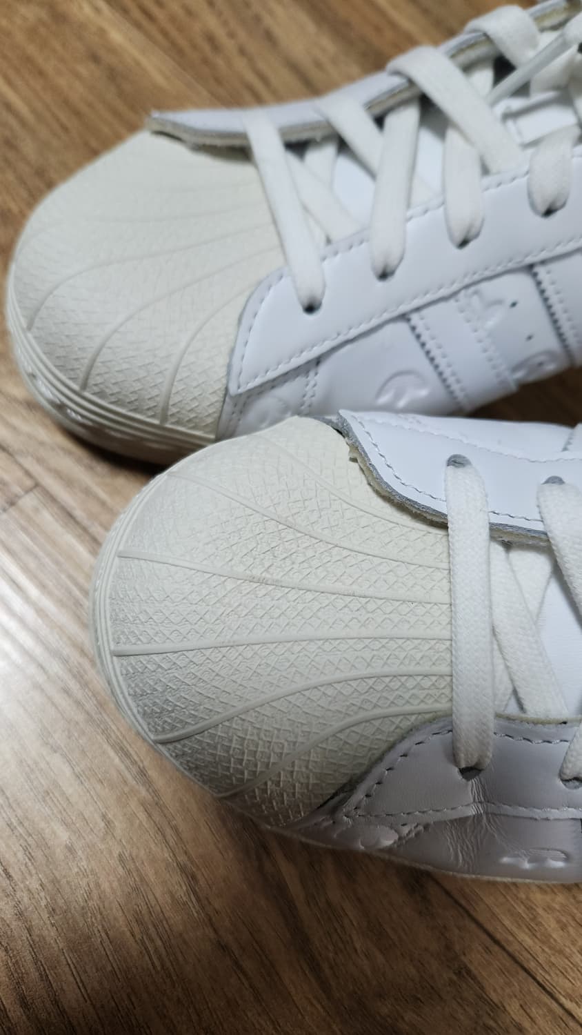# 아디다스 슈퍼스타 클라우드 화이트 오프 화이트 270급처 상품이미지7