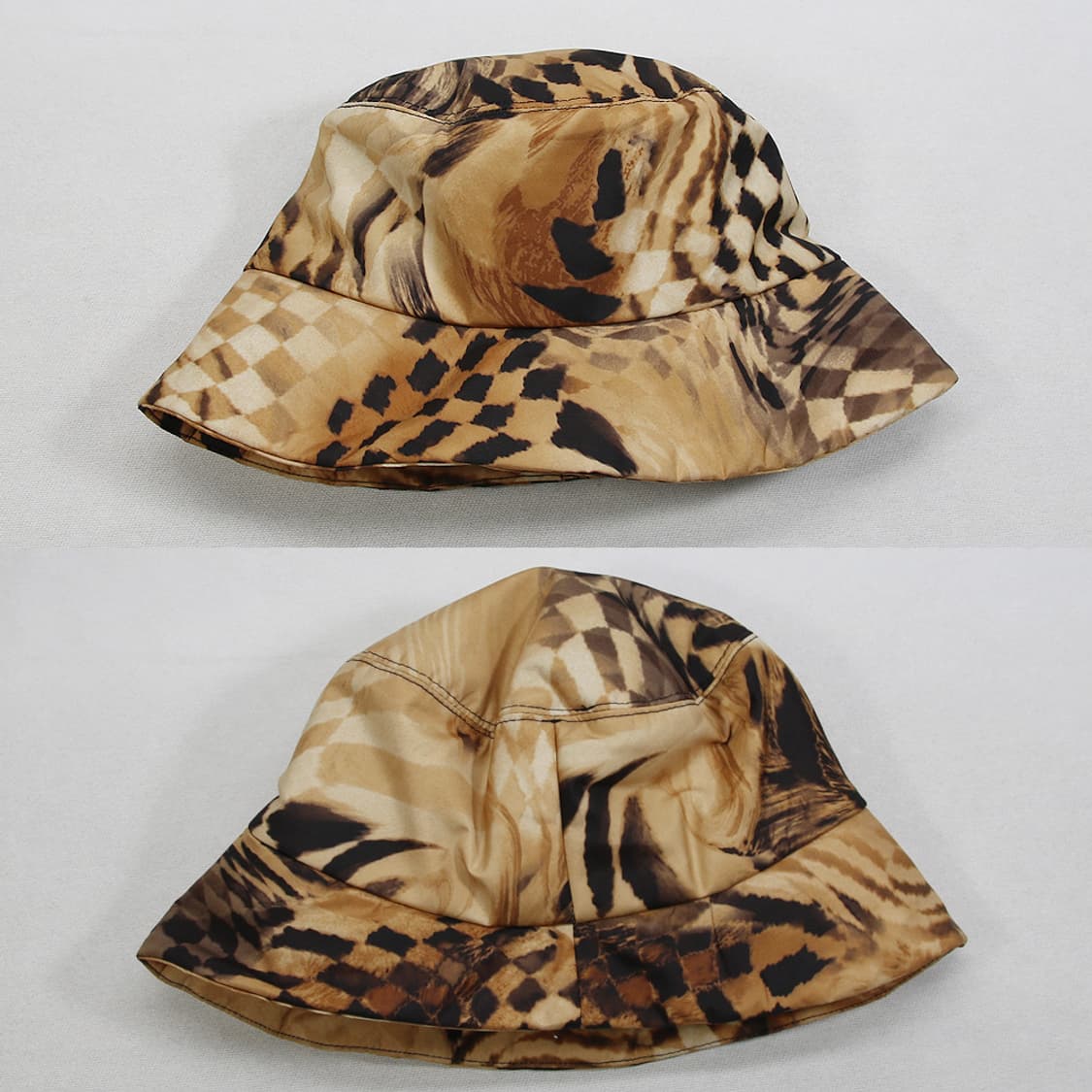 (착용컷) DOLCEVITA 패턴 버킷햇 상품이미지2