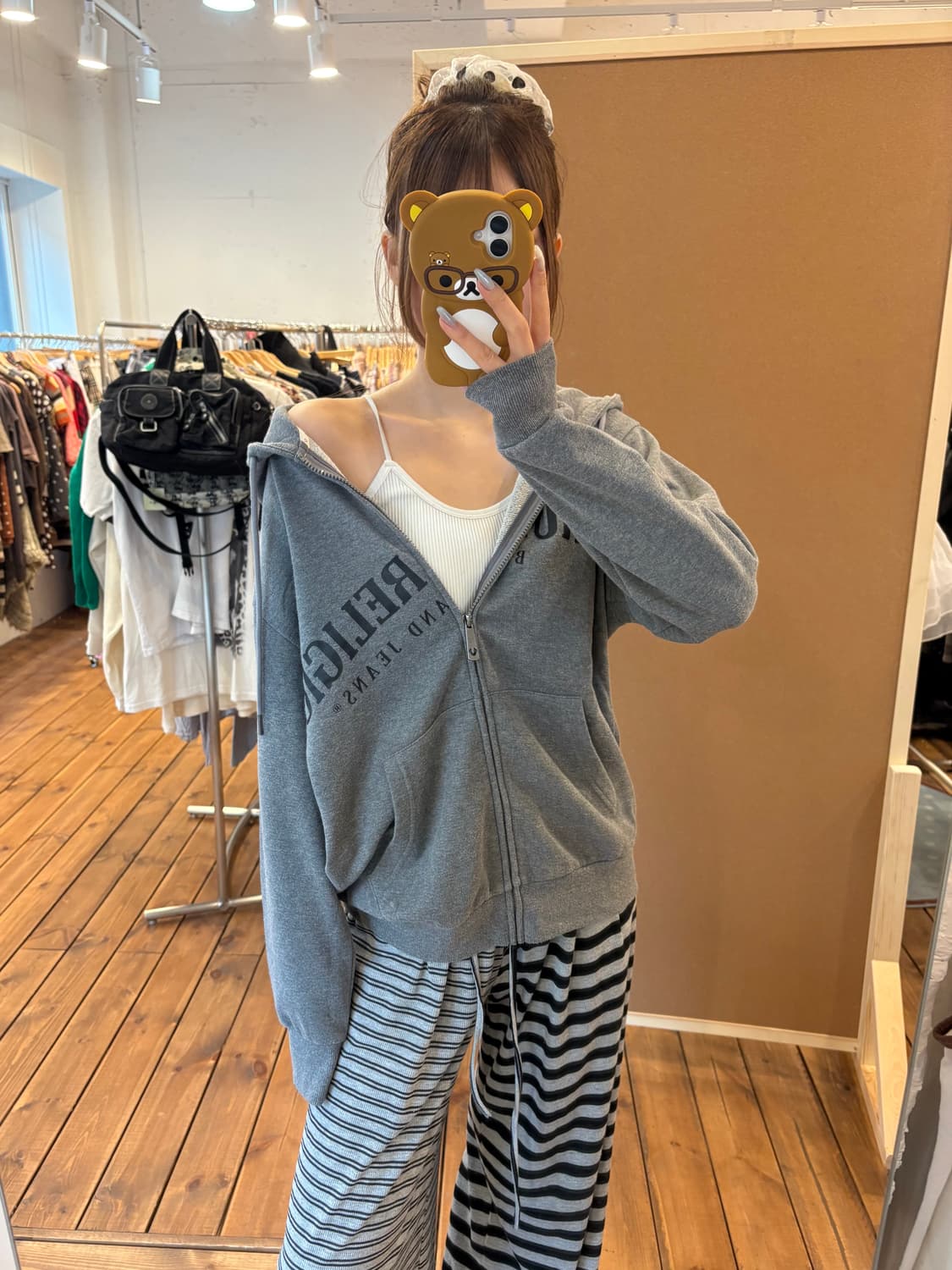 트루릴리젼 로고 후드집업 상품이미지5