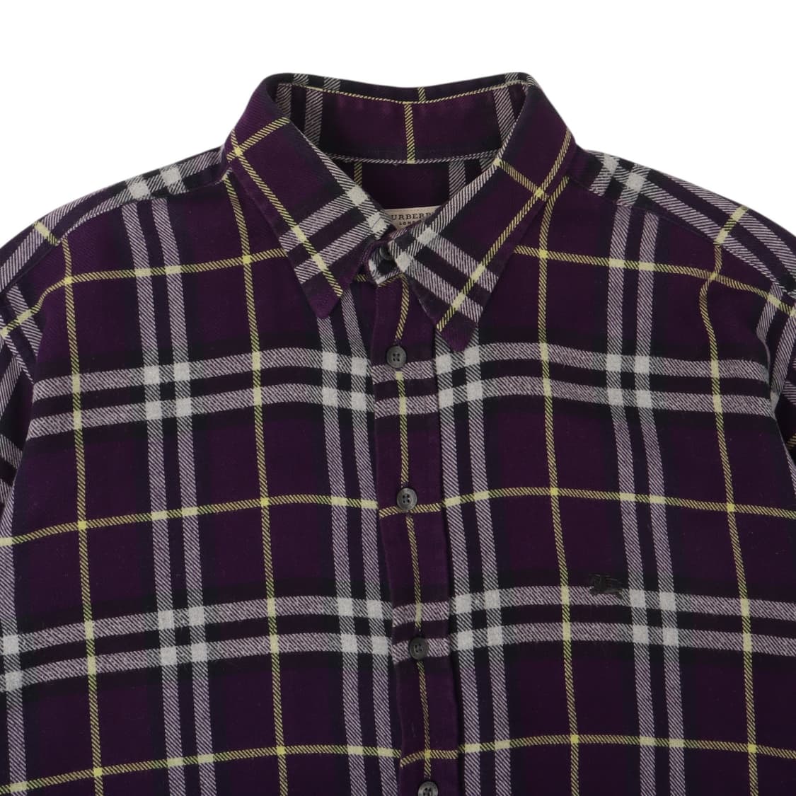 버버리 런던 퍼플 노바체크 셔츠 상품이미지2