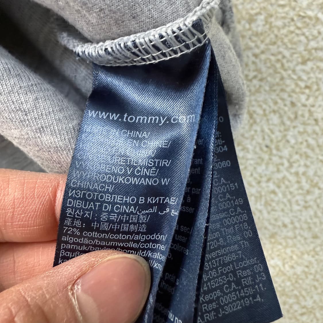 [XL] 타미힐피거 컬러블록 맨투맨 0102T1 상품이미지4