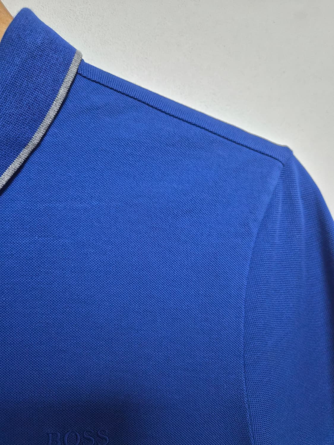 휴고보스Boss 스몰로고 반팔 카라티 M - T137 상품이미지3