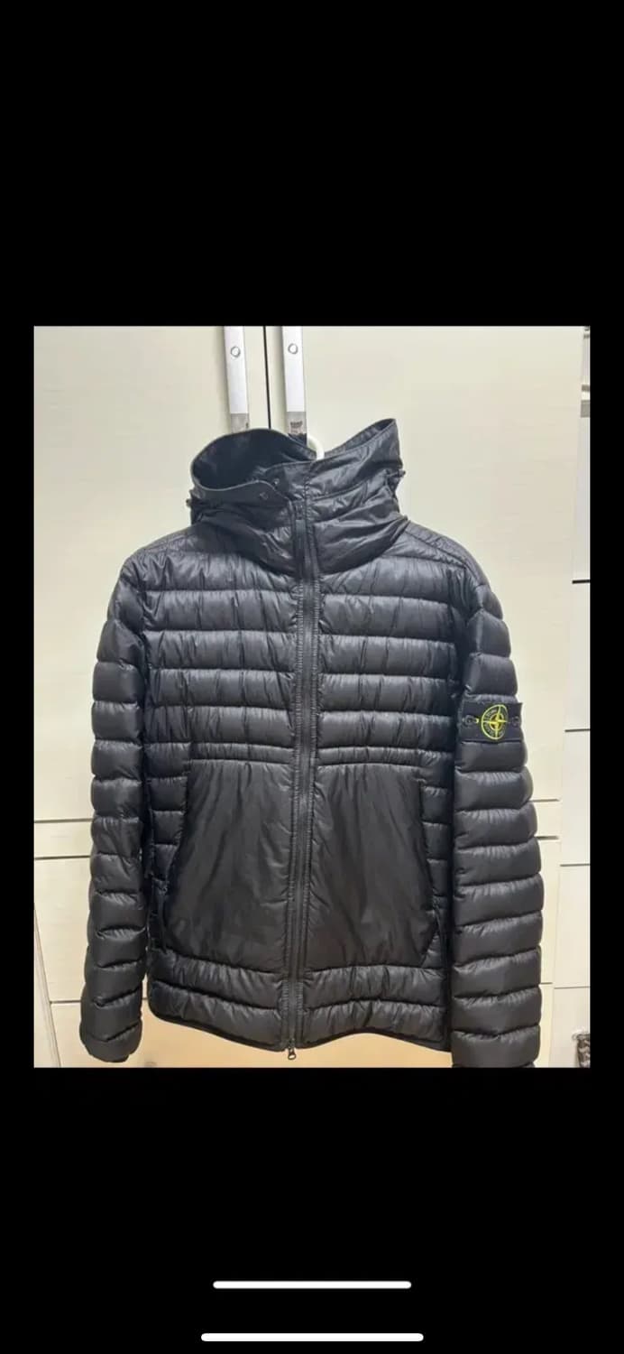 스톤 아일랜드  경량패딩 바이오 베이스 립스탑 나일론 후드 다운 상품이미지2