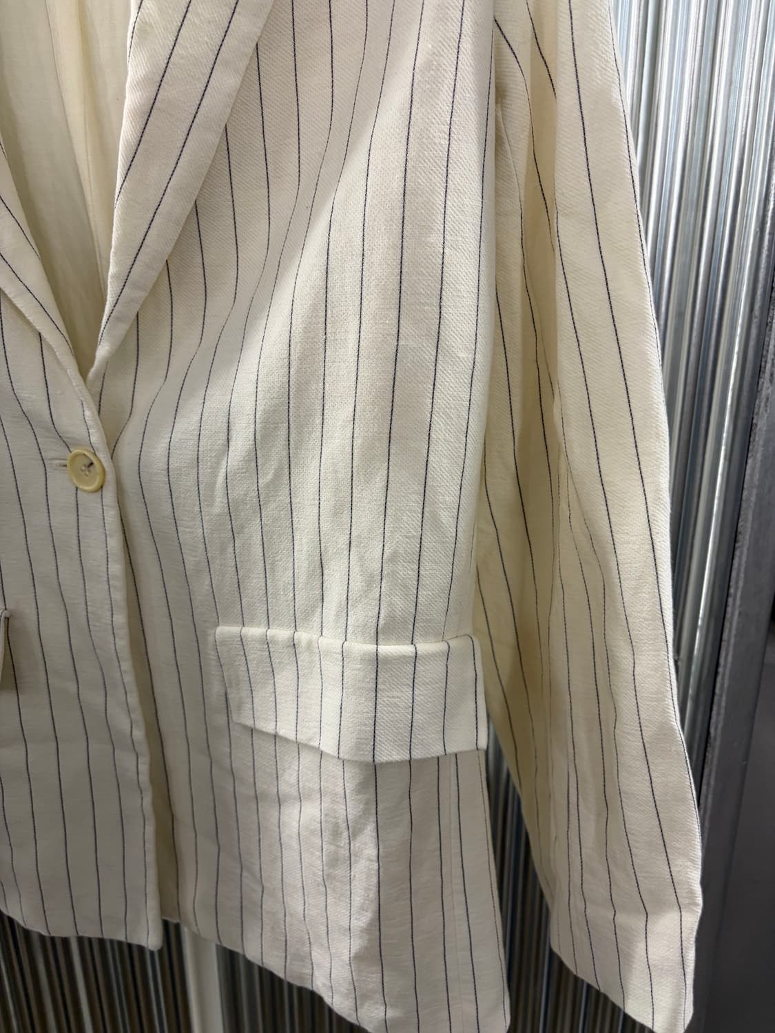 Studio Nicholson stripe linen jacket 0 상품이미지4