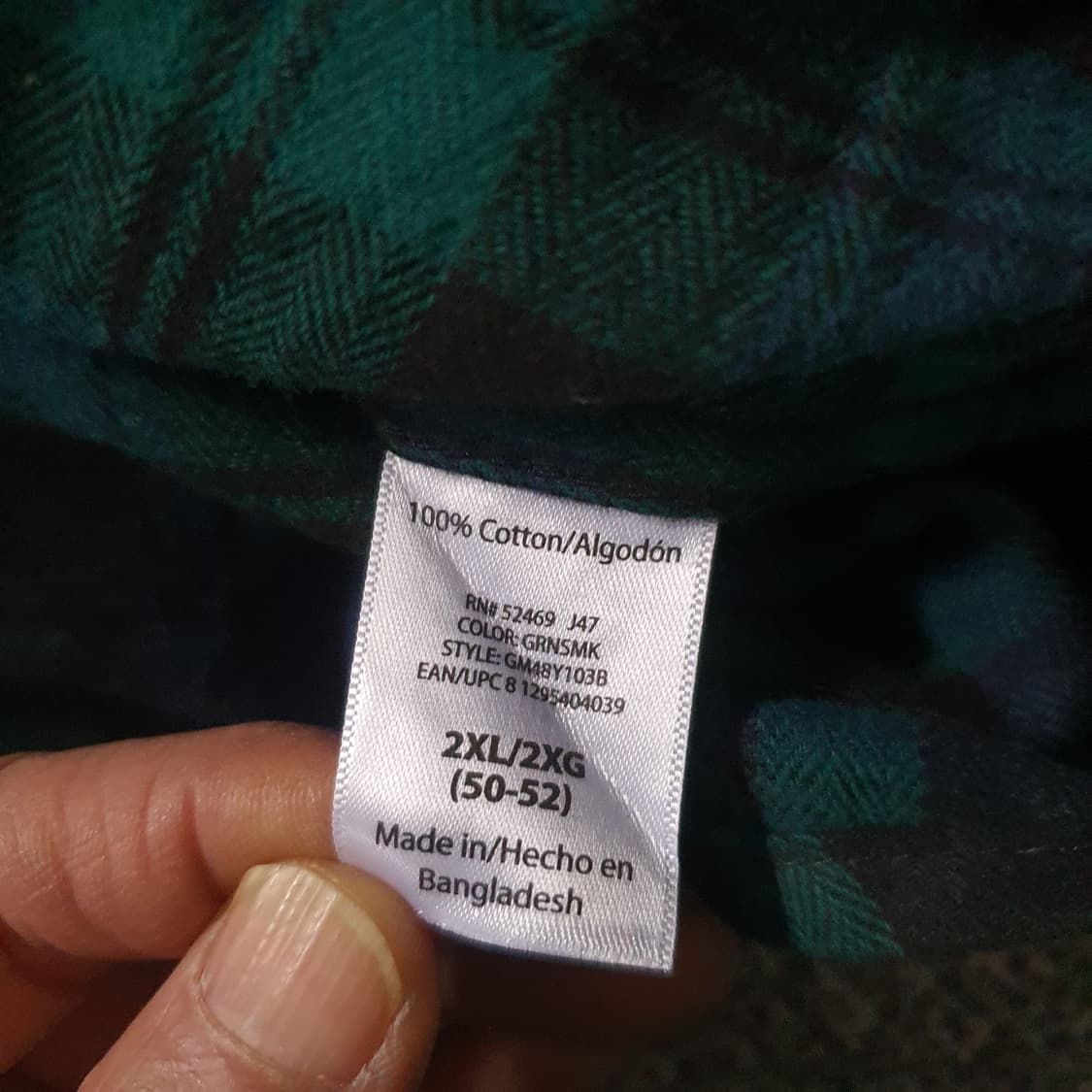 미국 수입 플란넬 체크 셔츠 no.3 상품이미지5