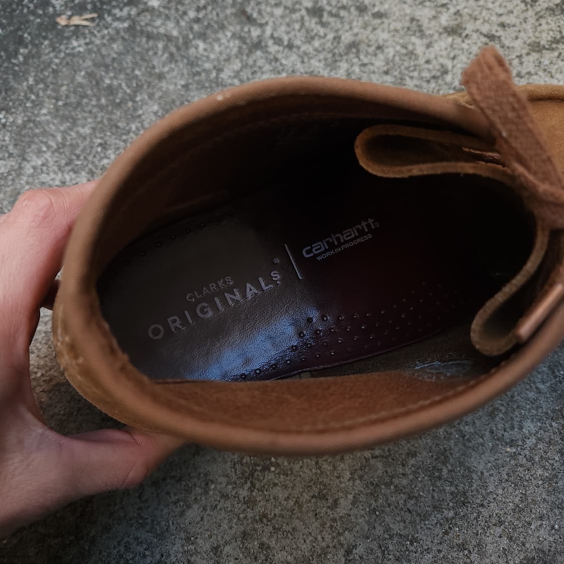 [270] Clarks x Carhart WIP 브라운 스웨이드 레더 상품이미지7