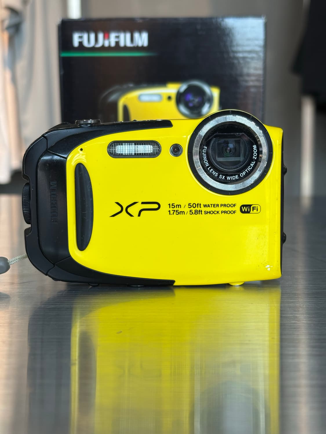 한글/날짜/박스)후지필름 파인픽스 xp70 옐로우 빈티지디카 상품이미지1