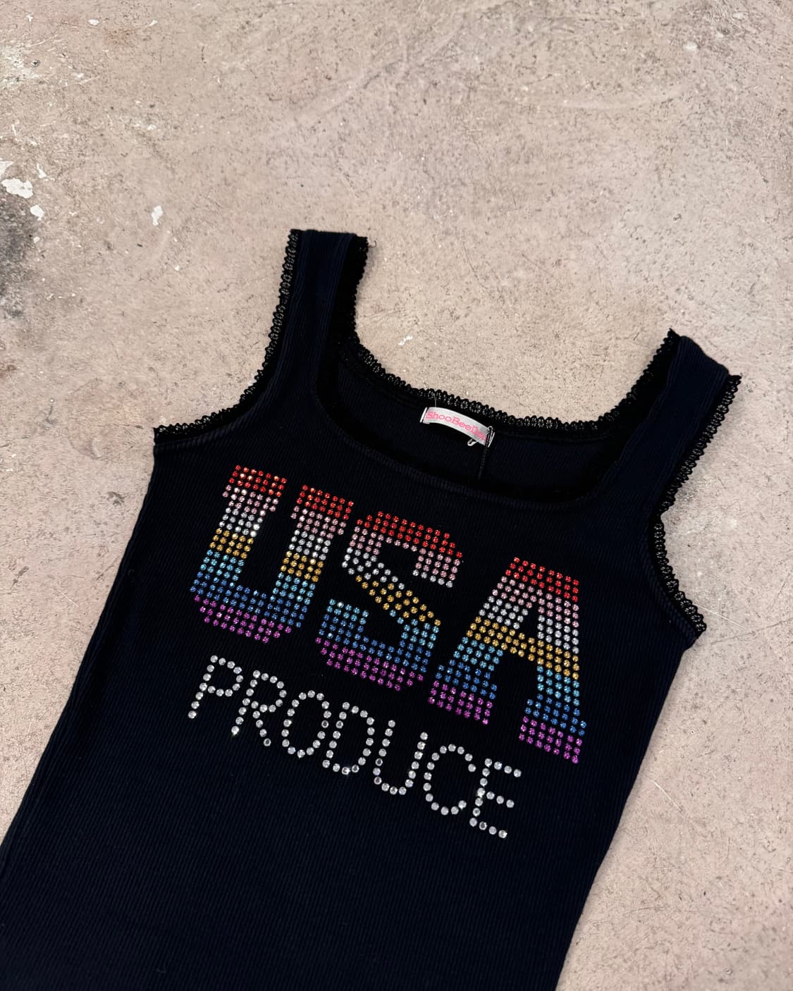 큐빅 골지 나시 상품이미지2