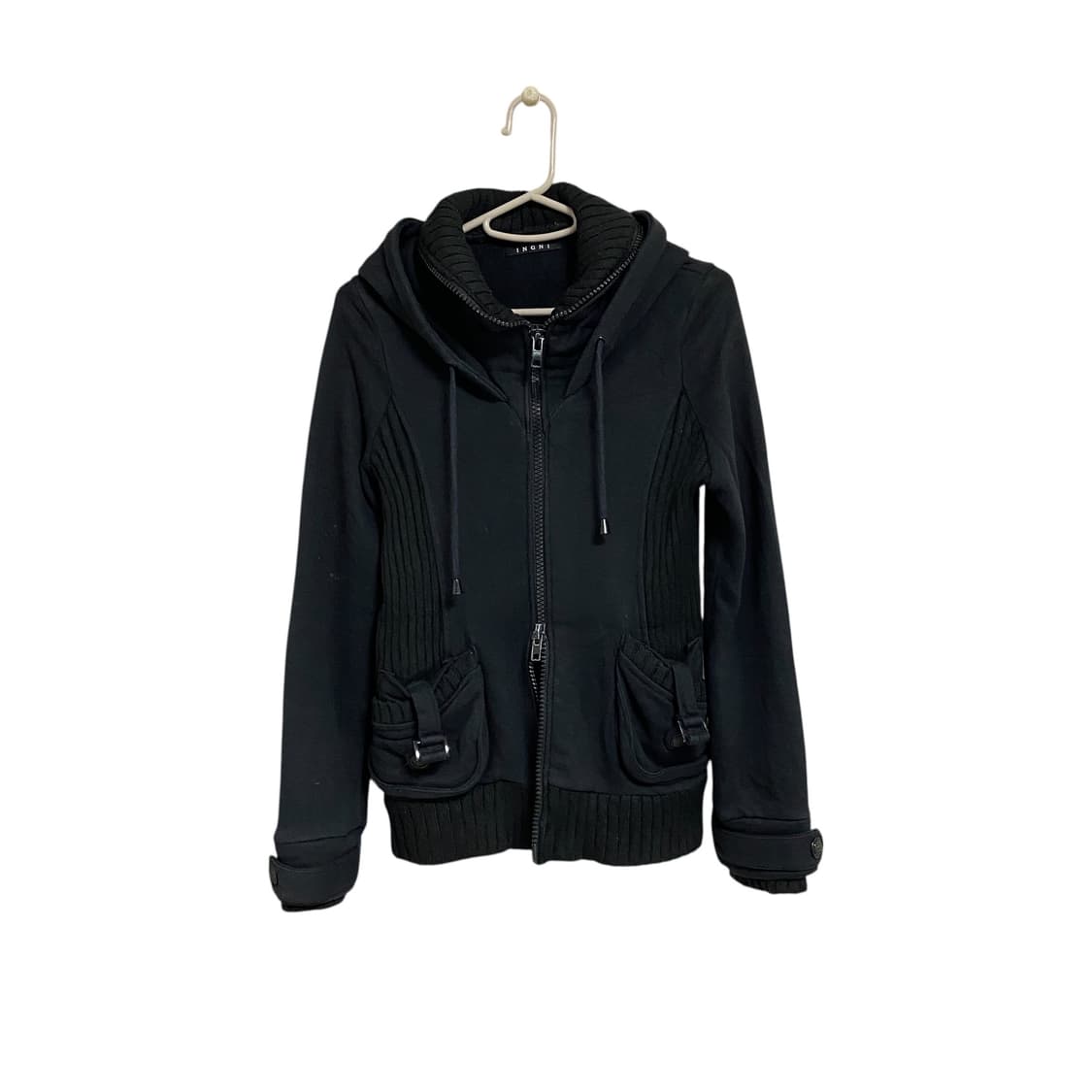 Black 2way hood zipup 상품이미지1