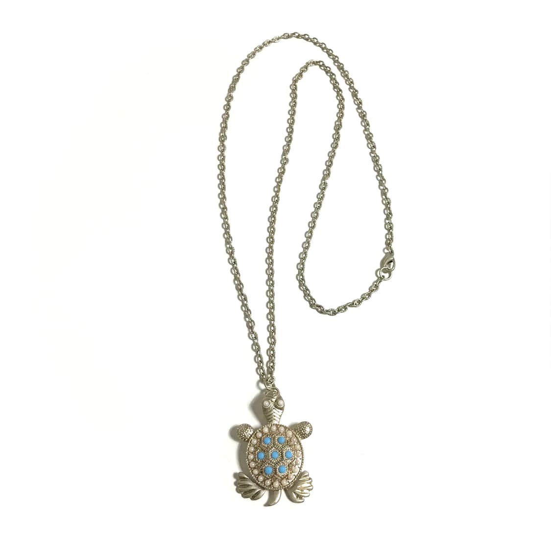 일본 빈티지 목걸이 거북이 자라 민트 에스닉 히피 오리엔탈 보헤미안 갸루 상품이미지1