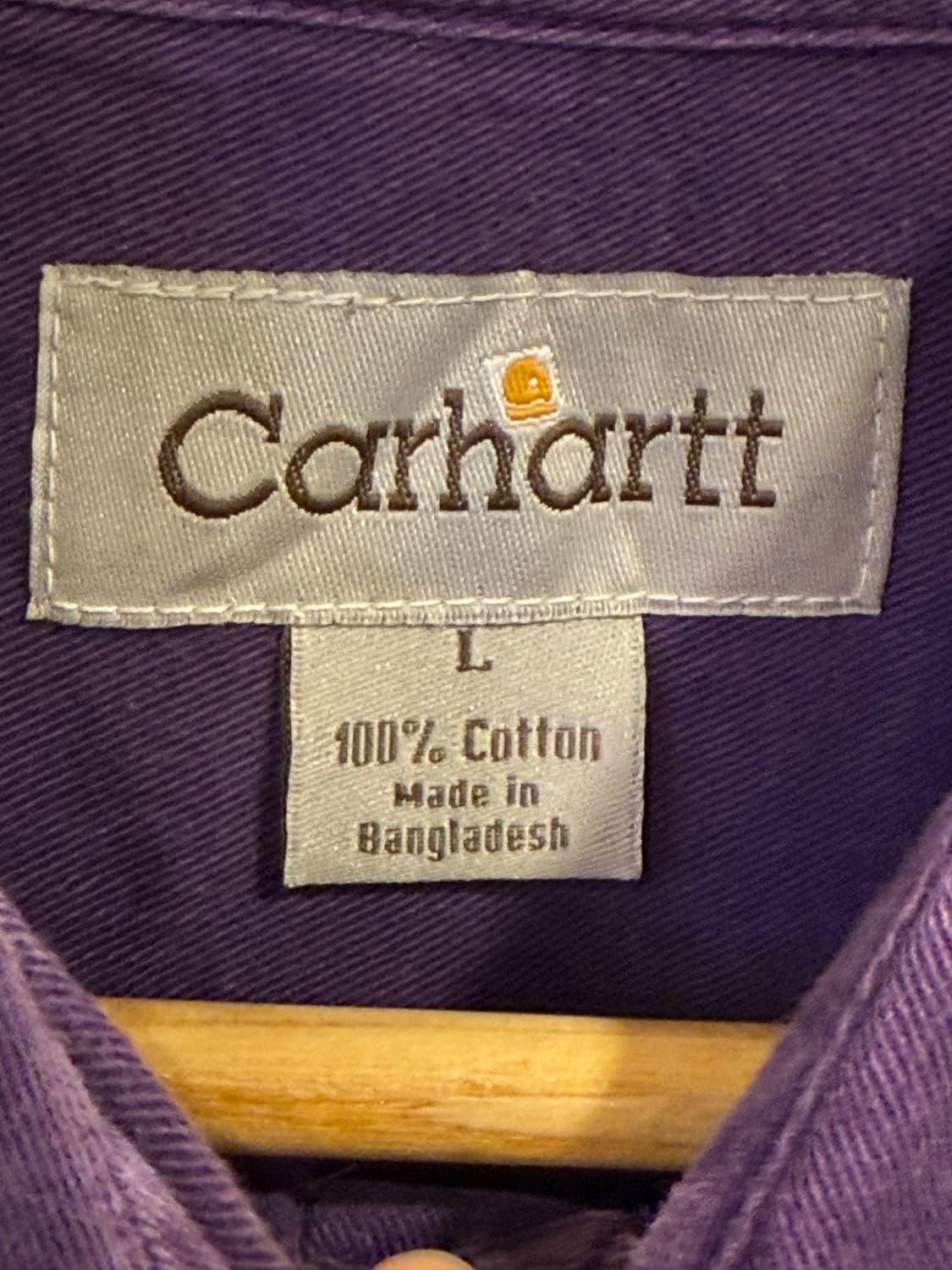 칼하트 퍼플 셔츠 상품이미지2