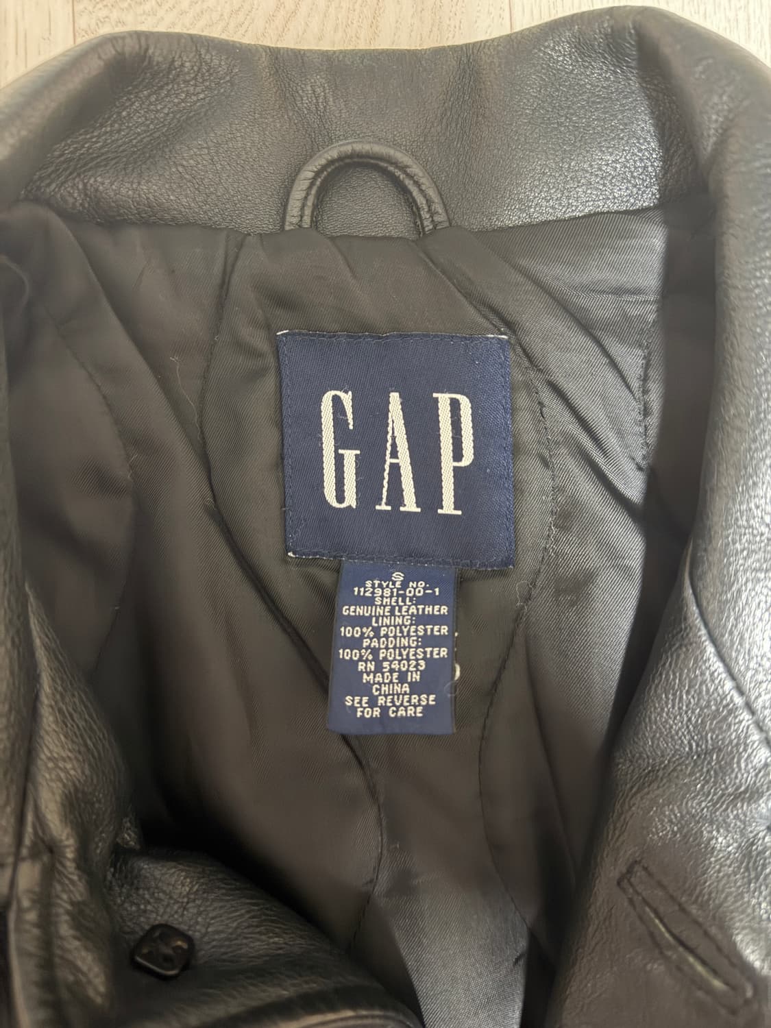 Old GAP 가죽 카코트 상품이미지3