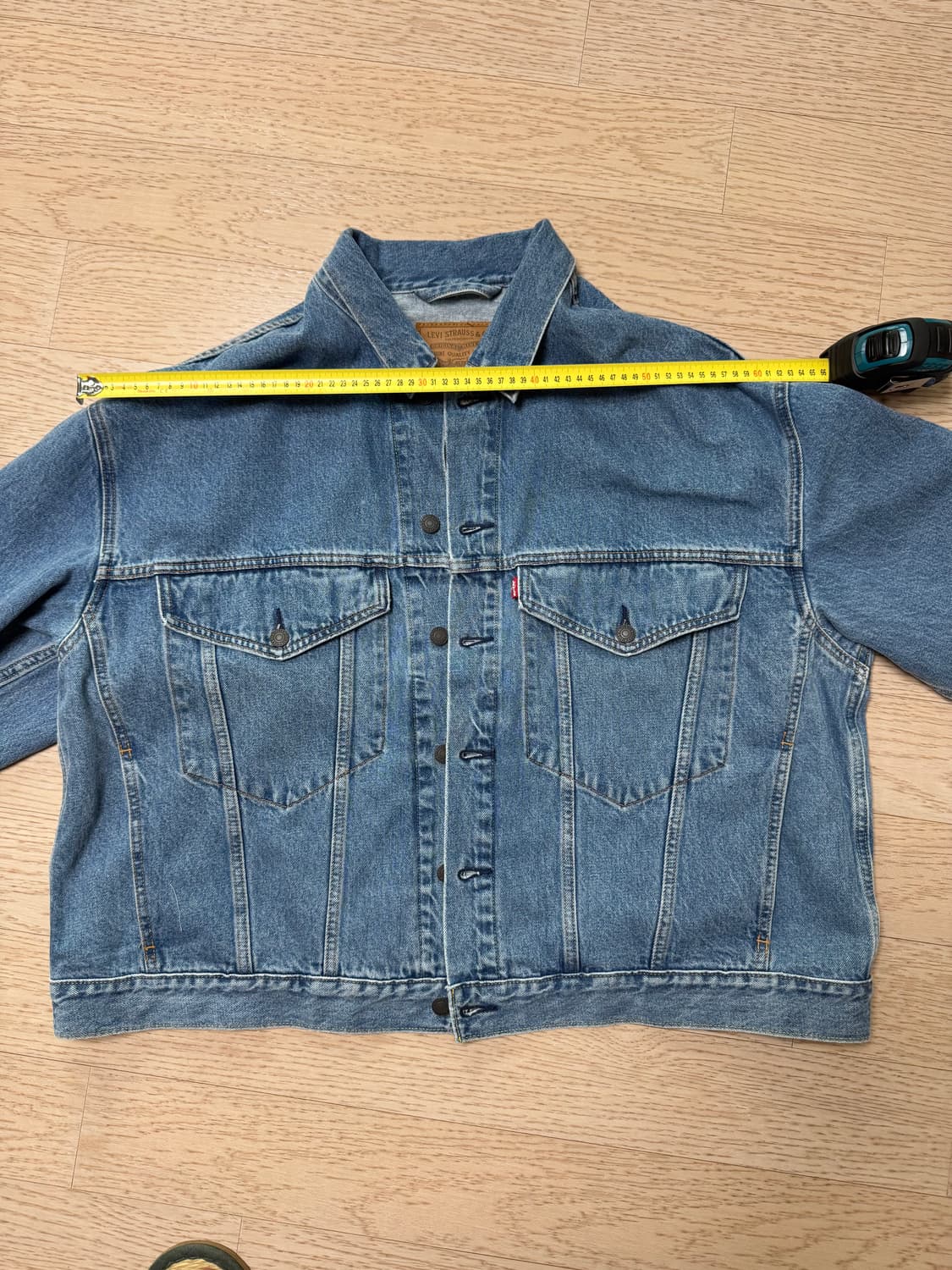 XL) 리바이스 데님 트러커 연청 상품이미지3