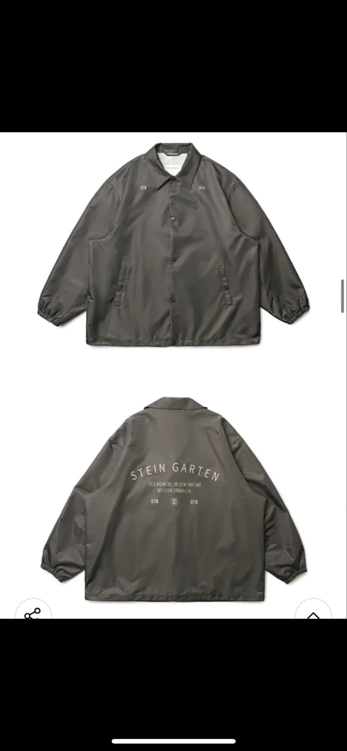 스테인가르텐 오버핏 코치 자켓 브라운르 상품이미지6