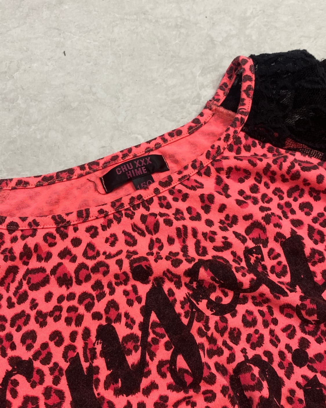 CHU XXX HIME Leopard Lace Top 상품이미지8
