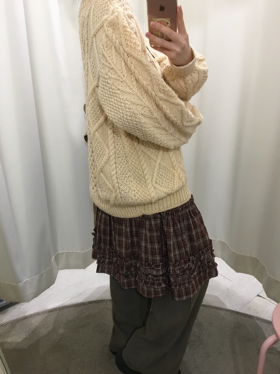 피셔맨 꽈배기 울 니트 상품이미지4