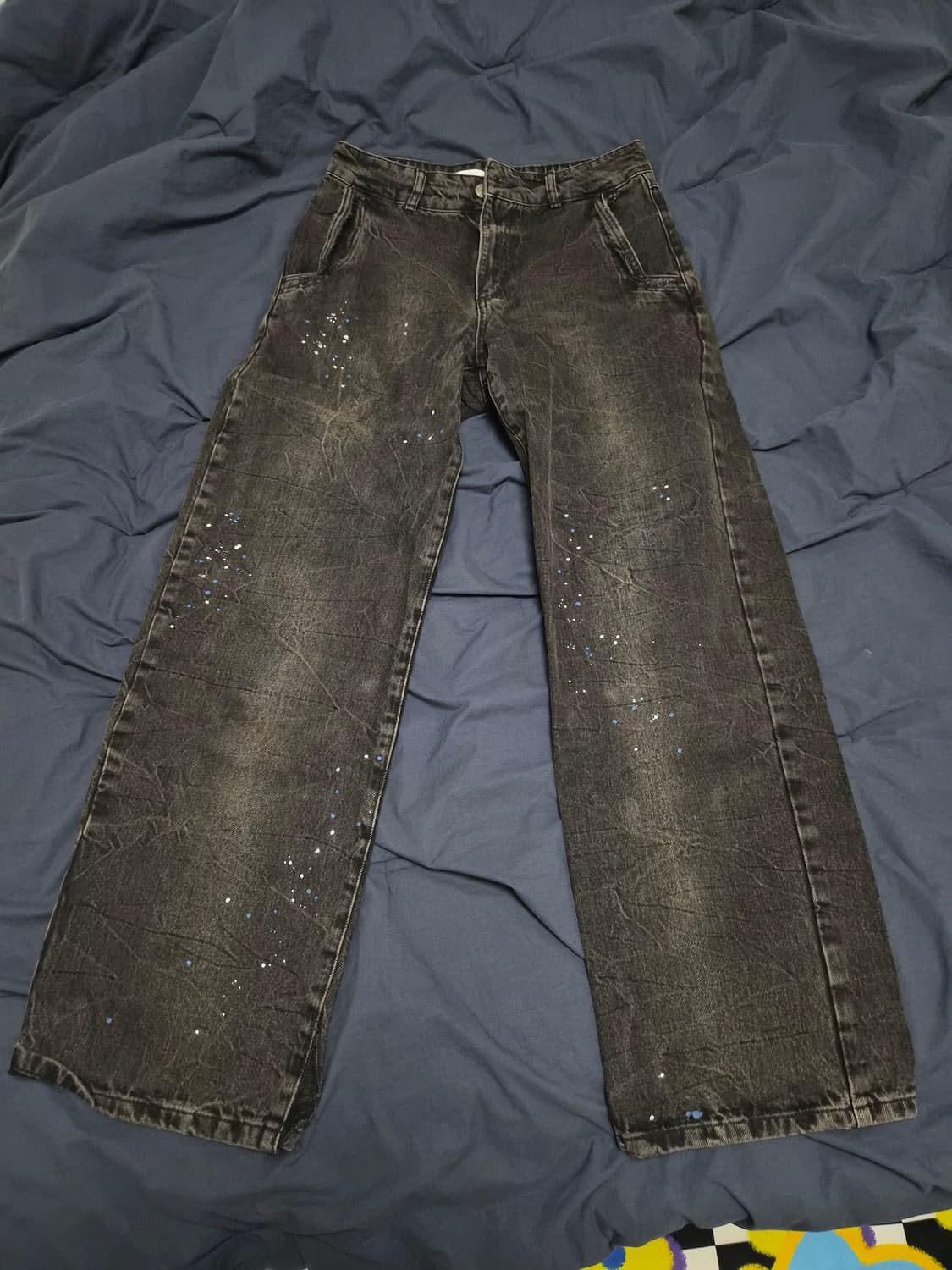 아더에러 자라 슬릿진 블랙진 흑청 데님 36 사이즈 상품이미지2