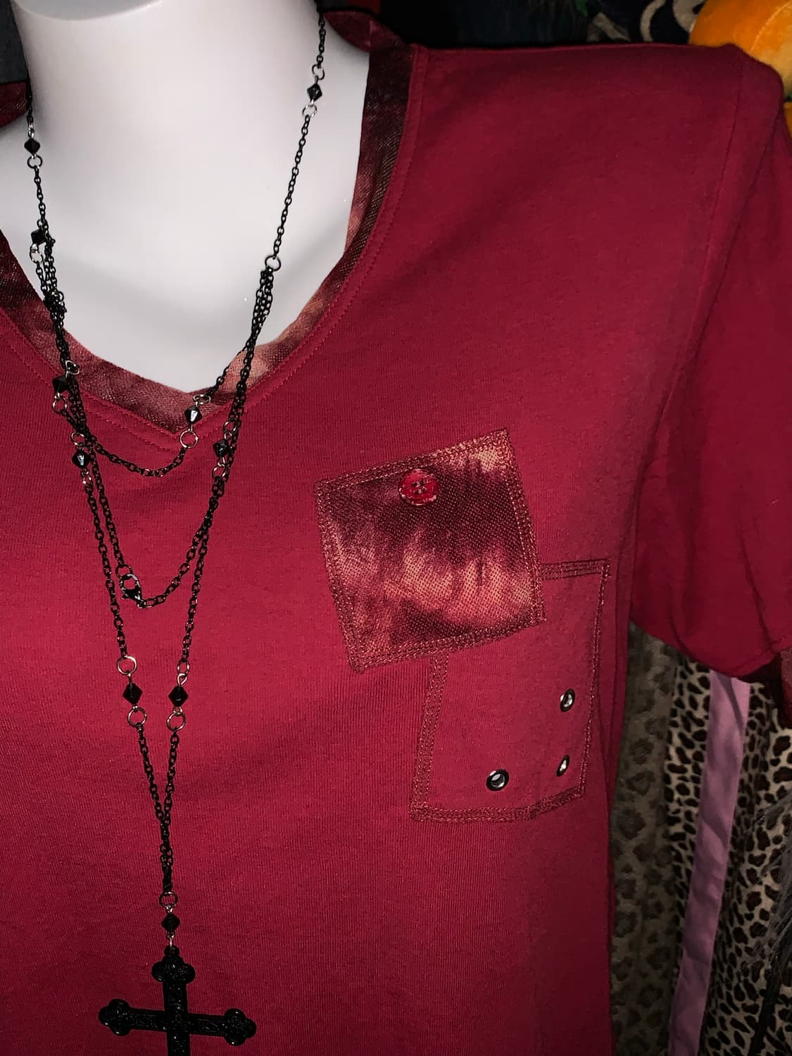 오리엔탈 그런지 펑크 포켓 반팔 상품이미지2