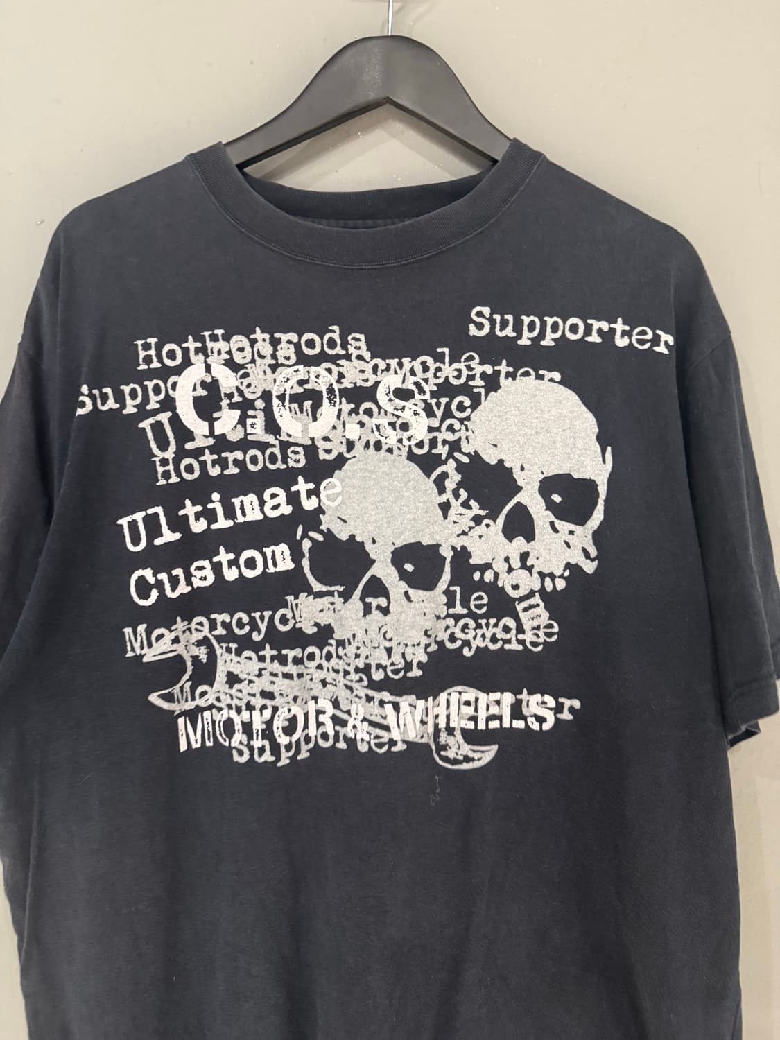 skull lettering oversized t-shirt 상품이미지5