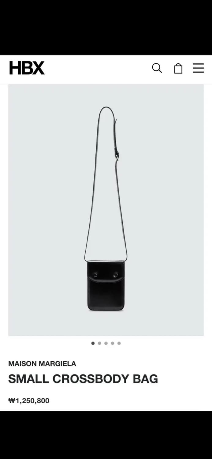 마르지엘라 스티치 레더 크로스백 상품이미지1